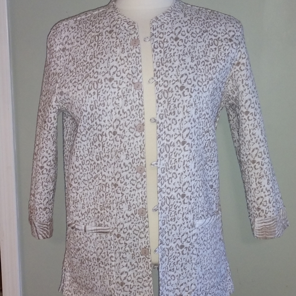 Peck & Peck Weekend Cardigan Jacket Reversable